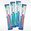 Designer blister packaging assorted colors CRYSTAL GRIP bulk toothbrushes
