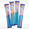 Designer blister packaging assorted colors CURVE bulk toothbrushes 