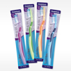 Designer blister packaging assorted colors SOFT FLEX bulk toothbrushes