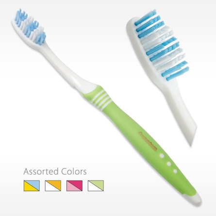 Ergo Soft Adult Medium Compact Toothbrush with Comfort Grip Handle