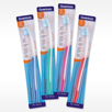 Polisher Ultra Compact Tween Youth Bulk Toothbrush with Contemporary Soft Handle in assorted colors