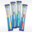Designer blister packaging assorted colors SOFT-N-SURE bulk toothbrushes
