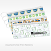 4" SMILE PRINT TOOTHcase Bag -  No Pocket
