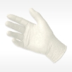 picture white of ESSENTIAL TEXTURED GRIP Latex Exam Glove