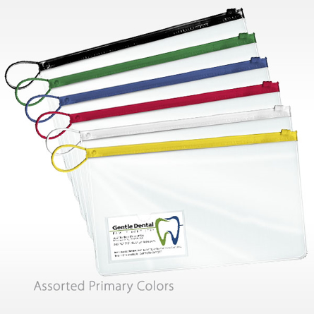 Picture of 6" TOOTHCase Dental Supply Bag with Pocket, Primary Colors