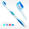 picture of Glisten Adult assorted colors bulk toothbrushes