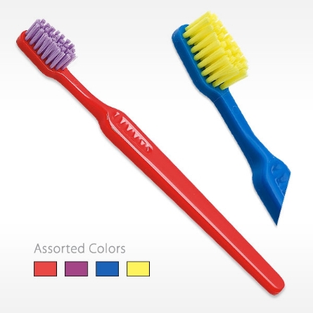 Assorted Neon Colors The Alfred Fones Made in USA Toothbrush model for children ages 4-8 Years