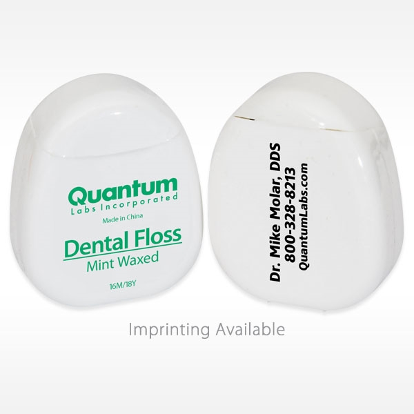 Bulk mint waxed dental floss for dental supplies 144 count Quantum Labs Quantum labs Bulk