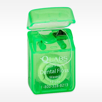 Green Mint Patient sized waxed bulk dental floss personalized floss with flip lid and cutter
