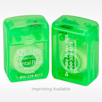 Personalized dental floss Quantum Green Flip top patient sized dispenser 12 Yards of floss bulk dental floss
