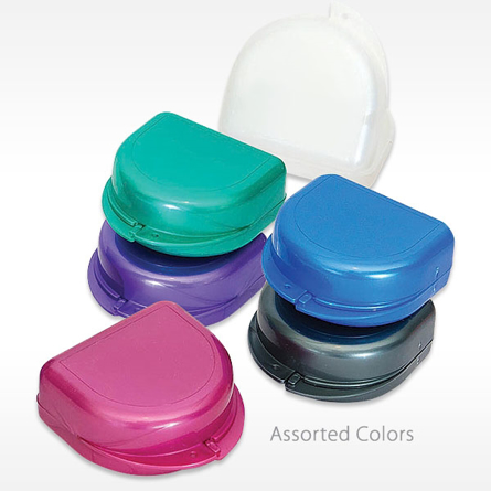 Pearlized Retainer Cases Can be Personalized with logo
