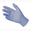 picture of light blue HALYARD AQUASOFT Nitrile Dental Exam Glove