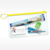 toothcase patient kit with paste reusable toothbrush bundle with toothpaste