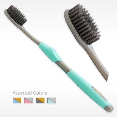 Picture of Euro Tech Charcoal Bristle Bulk Toothbrush in Mint Blue