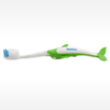 Fun Dolphin Shaped Bulk Kids Toothbrush in green