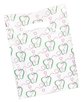 Apples and Tooth Scatter Print Value Dental Supply Goodie Bag