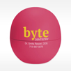 EOS Lip Balm Pomegranate Raspberry Pink Wholesale with Full Color Logo Imprint for Promotional Giveaway