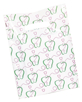 Scatter Print Tooth and Floss Dental Supply Bag