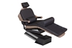 Black MediPosture 4 Piece Memory Foam Dental Chair Overlay System with 3/5" Classic Memory Headrest MDC701-MDC101