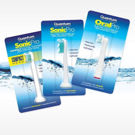 Replacement Electric Toothbrush Head Sampler from Quantum Labs ETS