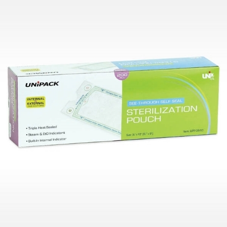 Self Seal sterilization pouches from Unipack