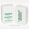 Personalized Imprint on Mint waxed white patient size bulk dental floss for trial or giveaway travel size