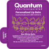 Purple Ortho Braces Lip Balm Label Design 121