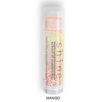 Mango clear tube personalized lip balm with custom label
