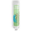 Mint clear tube personalized lip balm with custom label
