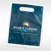 Custom Supply Bag die cut handle plastic bag with full color imprint 12 x 16