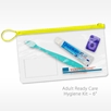 Ready Care Hygiene Kit Dental Kit with Toothbrush Travel Toothpaste Floss and Zipper close bag