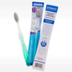 Nano Silver Care Toothbrush Bulk toothbrush packaging with head of ultra fine nano silver infused feathers bristles