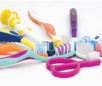 Assortment of professional toothbrushes