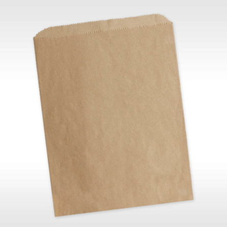 Sustainable Recycled Kraft Brown Natural Hygiene Paper Bags 100 CT 7.5 x 10.5 unprinted