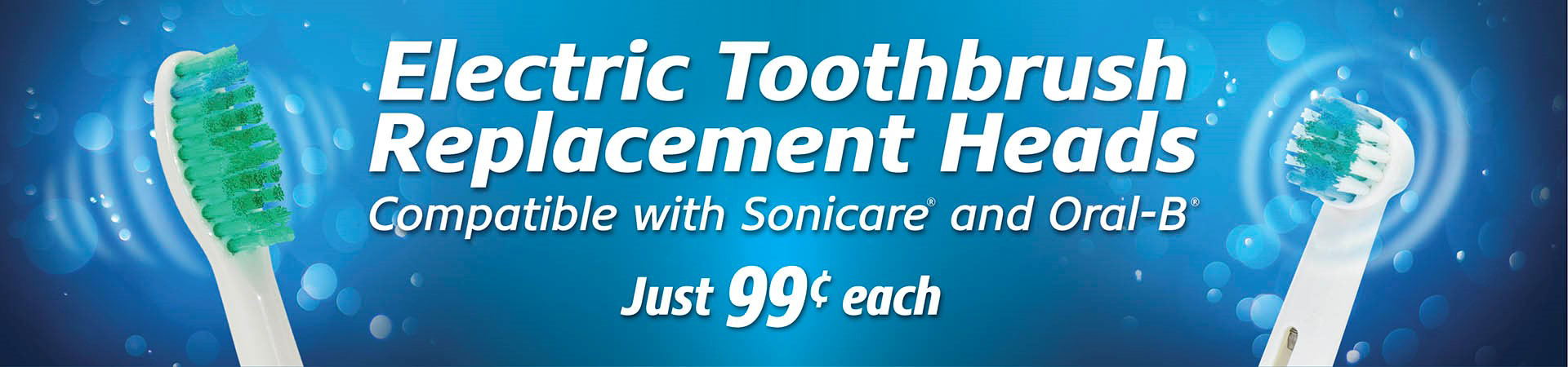 generic electric toothbrush replacement heads