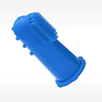 Silicone Infant Finger Brush detail in blue gum massaging baby toothbrush