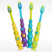MR Bubbles colorful bulk kids toothbrush with suction cup base S823