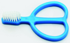 Blue infant toothbrush