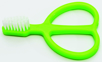 green baby toothbrush