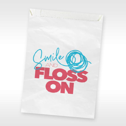 Paper Goodie Bag - Floss On - 500 Count