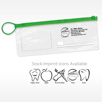 Picture of 4" TOOTHcase Dental Supply Bag - With Pocket, Bright Colors