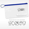 Dental Supply Bag 6" TOOTHcase Bag - No Pocket, Primary Colors Dental Hygiene