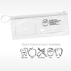 4" CLEAR TOOTHcase Bag - With Pocket