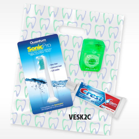 Electric Toothbrush Head Bundle with Crest Paste