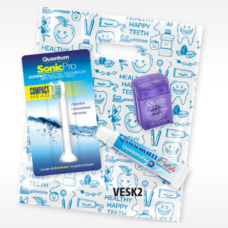 electric toothbrush value bundle with quantum fresh toothpaste