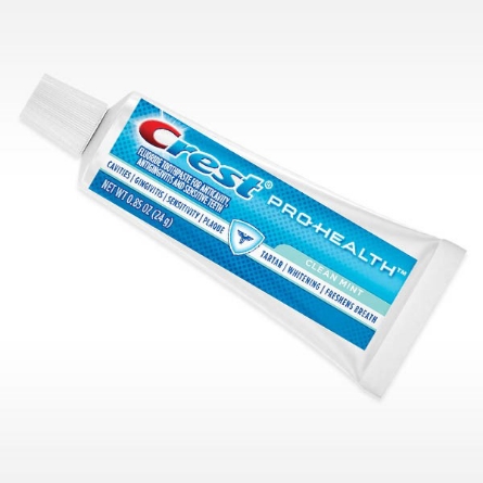Crest Pro Health CLEAN MINT Toothpaste Small Patient Sized Tube .85 oz 80742356