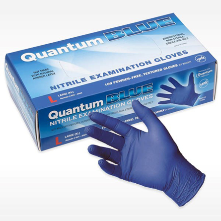 Quantum Blue Nitrile Exam Gloves for Dentists Top Seller