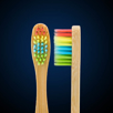 Happy Planet Health Bamboo Toothbrush - Kids with ultra-fine bristles in recylced packaging