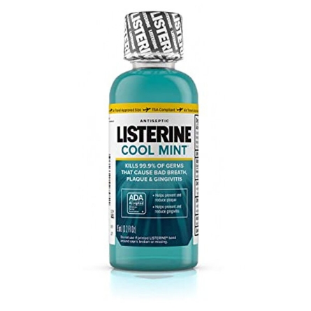 Listerine Cool Mint 3.2OZ Patient Bottles - 24 CT