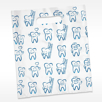 8X9 POLY BAG, TOOTH-SCATTER PATTERN - 144 CT